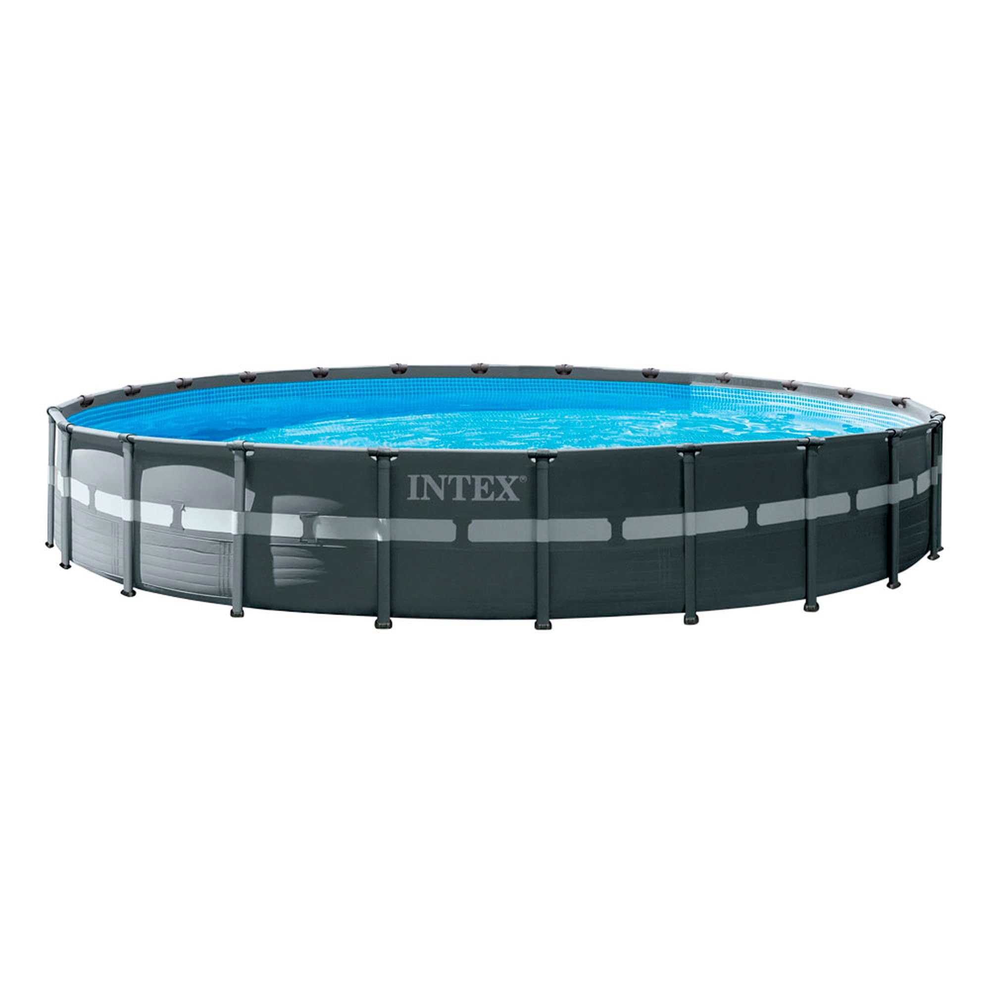Intex Piscina elevada redonda Ultra XTR Frame 488x122 cm con depuradora (55216)
