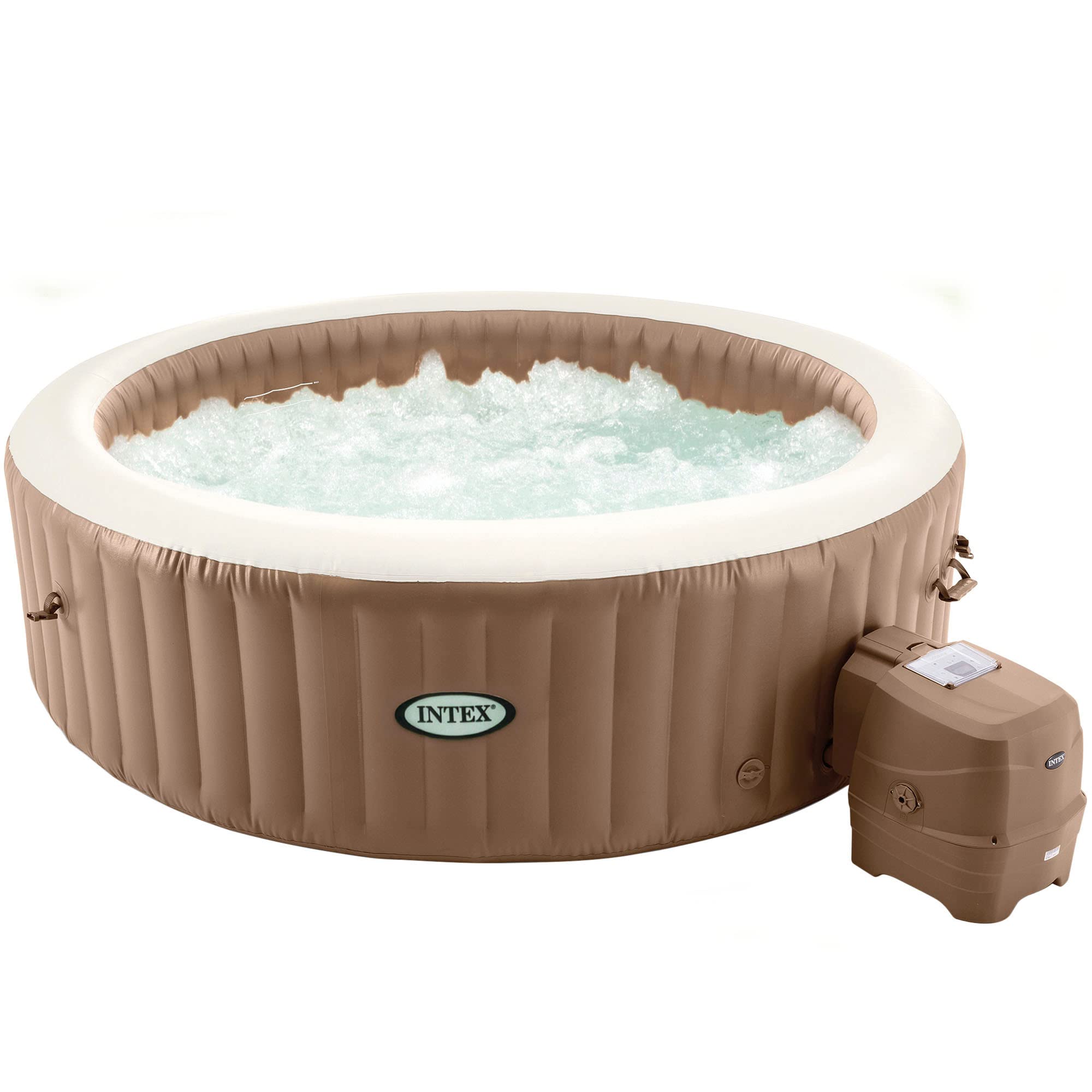 Intex 28428EX Spa hinchable, Beige, 6 Personas