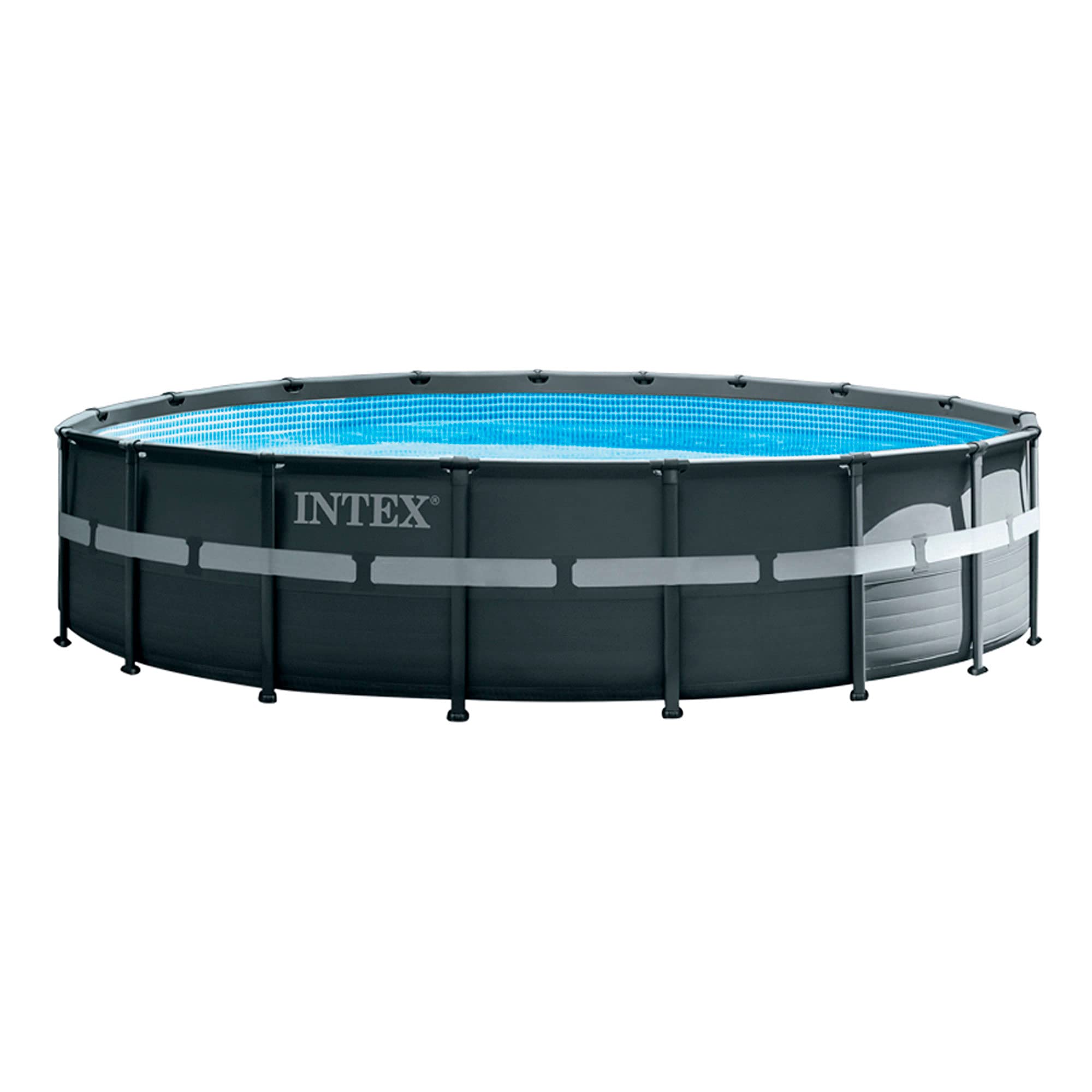 Intex Piscina elevada redonda Ultra XTR Frame 488x122 cm con depuradora (55216)