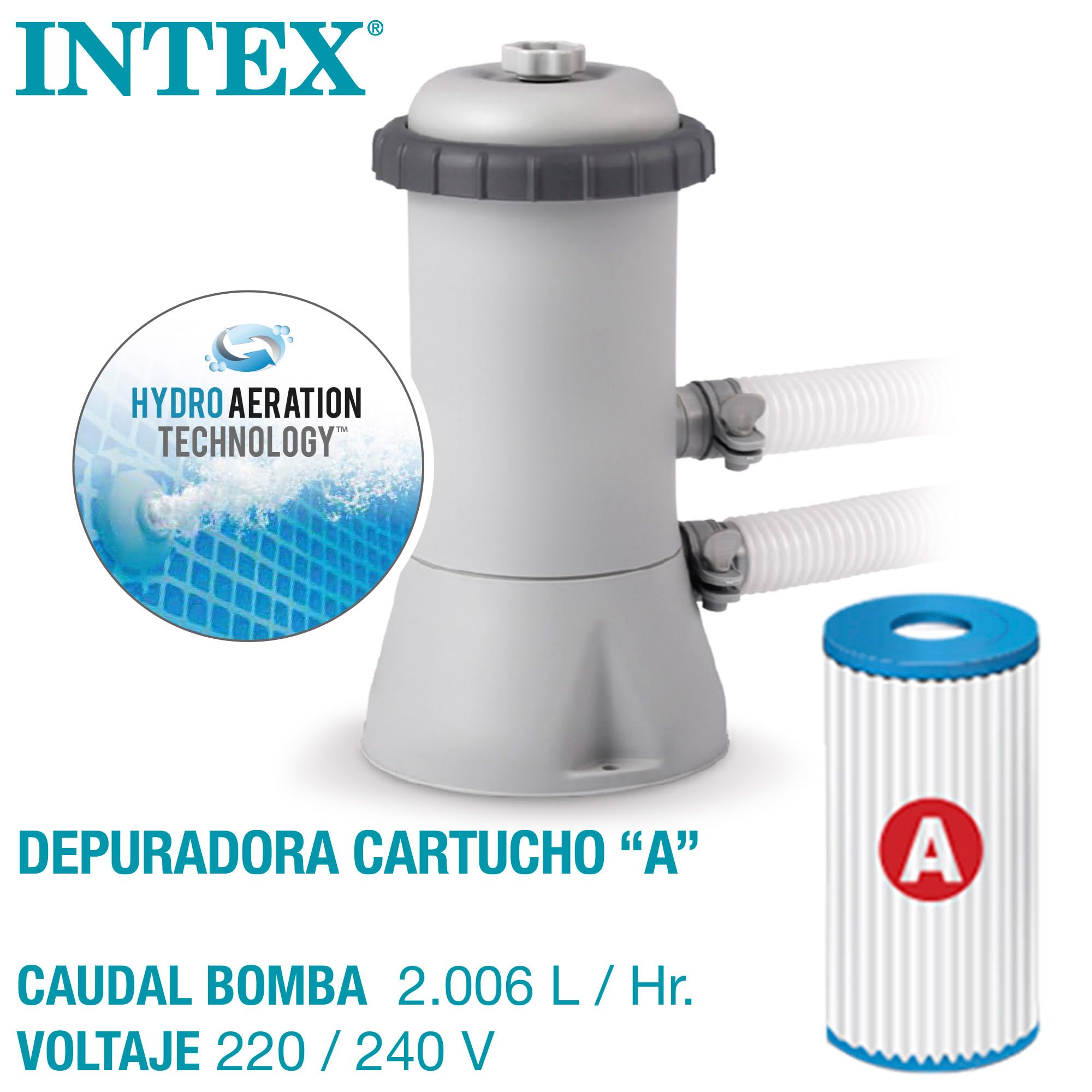 INTEX 55211 - Piscina desmontable rectangular Prisma Frame INTEX, medidas piscina: 400x200x100 cm y capacidad: 6.836 litros