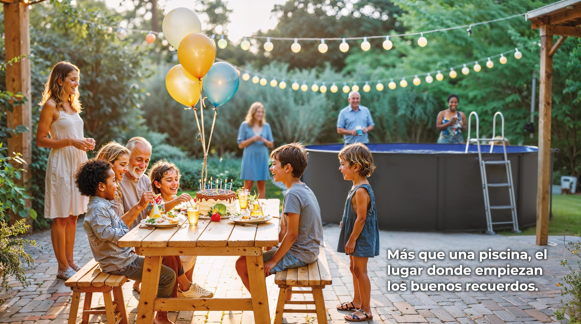 Gre KIT610GY Piscina de Acero Elevada, Ovalada con Aspecto Acero Gris Antracita, Piscinas Desmontables para Jardín, 610 x 375 x 120 cm, Kea